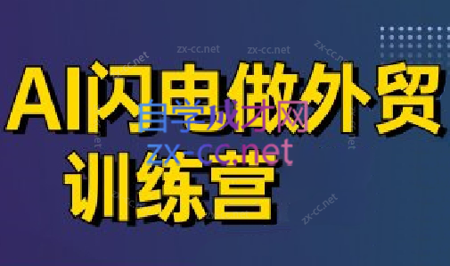 大卫·AI闪电做外贸训练营(更新7月)-雲鼎文化传媒