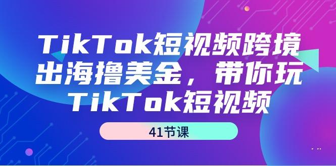 TikTok短视频跨境出海撸美金，带你玩TikTok短视频(41节课)-雲鼎文化传媒