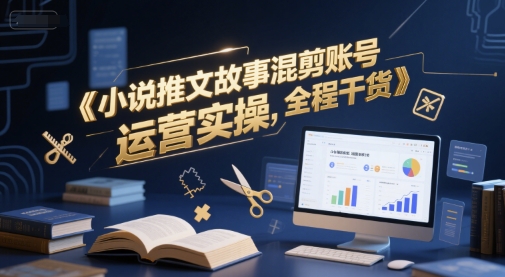 小说推文故事混剪账号运营实操，全程干货-雲鼎文化传媒