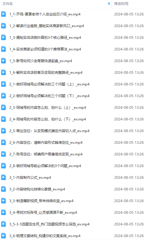 图片[1]-实体店老板获客特训营：认知、定位、文案、矩阵、直播、AI等(72节-雲鼎文化传媒