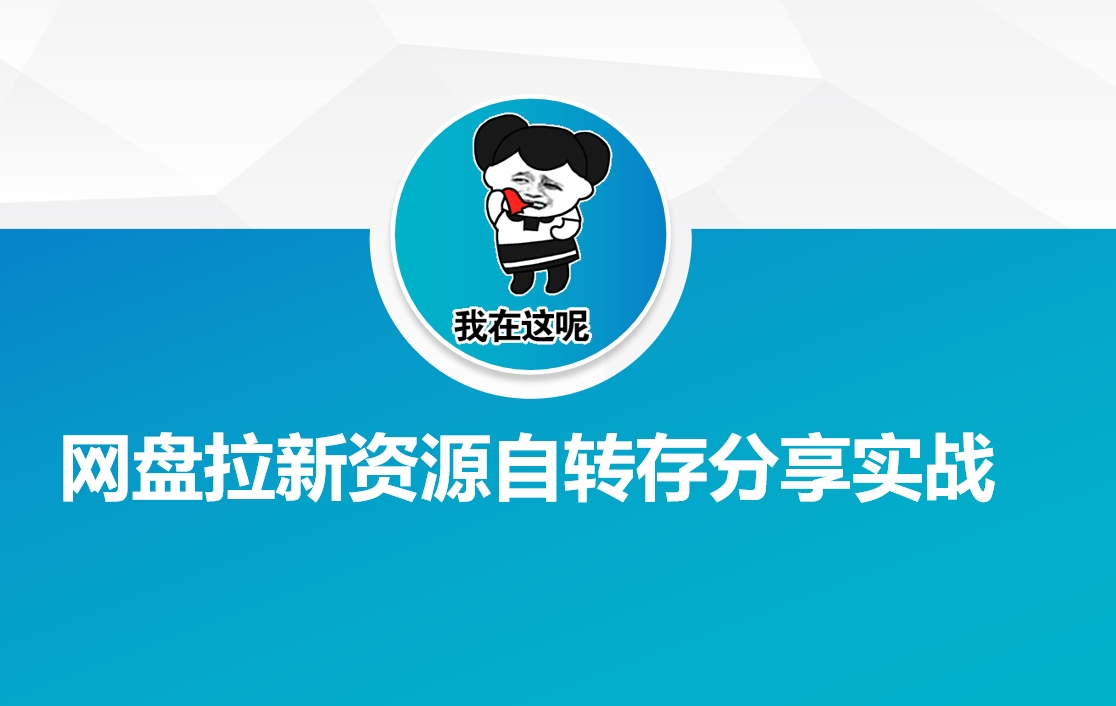 网盘拉新资源自动转存分享实战-雲鼎文化传媒