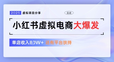 小红书虚拟电商项目，平台大力免费流量扶持，低门槛1拖3玩法-雲鼎文化传媒
