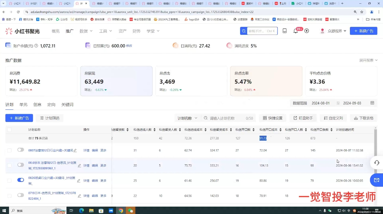 李老师·小红书运营投流，0基础实战教学-雲鼎文化传媒