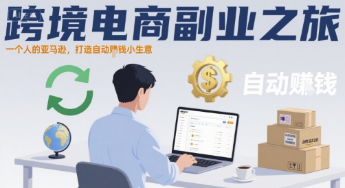 跨境电商副业之旅，一个人的亚马逊，打造自动賺钱小生意-雲鼎文化传媒