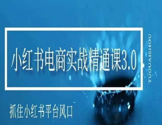 小红书电商实战精通课3.0，抓住小红书平台的风口，不错过有一个赚钱的机会-雲鼎文化传媒