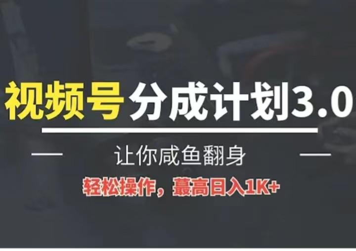 24年视频号冷门蓝海赛道，操作简单，单号收益可达四位数-雲鼎文化传媒
